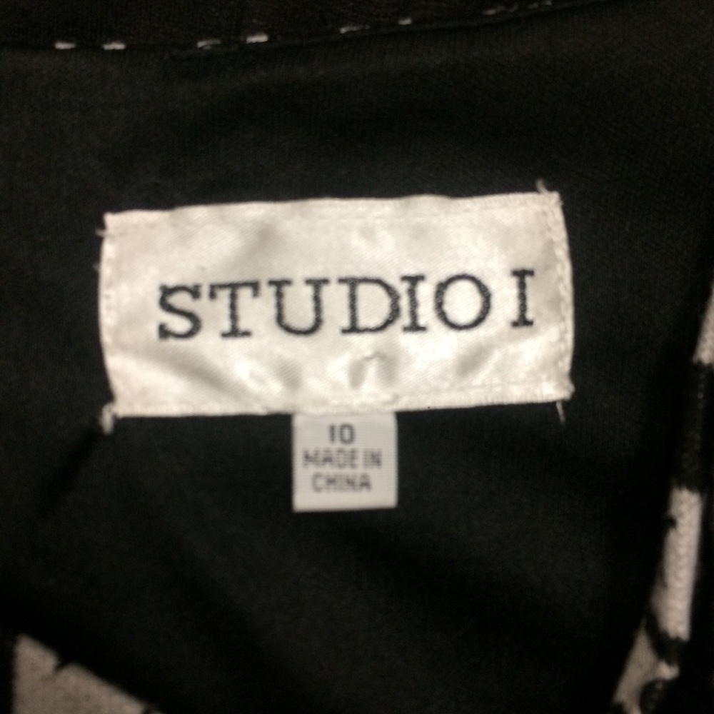 ✔️Studio One ✔️Houndstooth Bow Dress - Picture 5 of 6